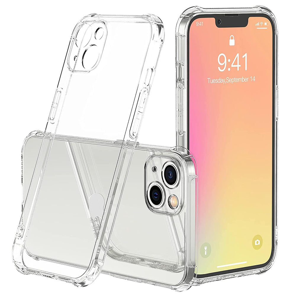 Custodia per Apple iPhone 16 Pro, Techsuit, Shockproof Clear, Trasparente
