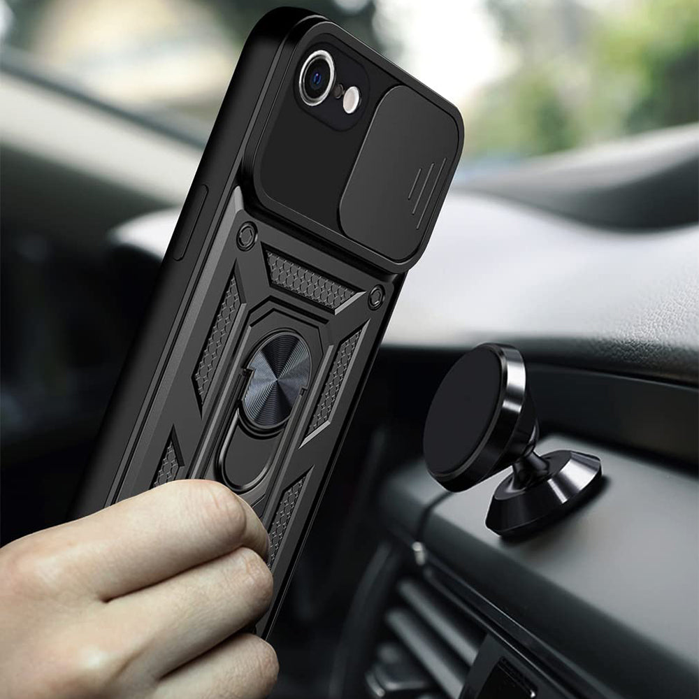 Custodia per Apple iPhone 17e / 16e, Techsuit, CamShield, Nera