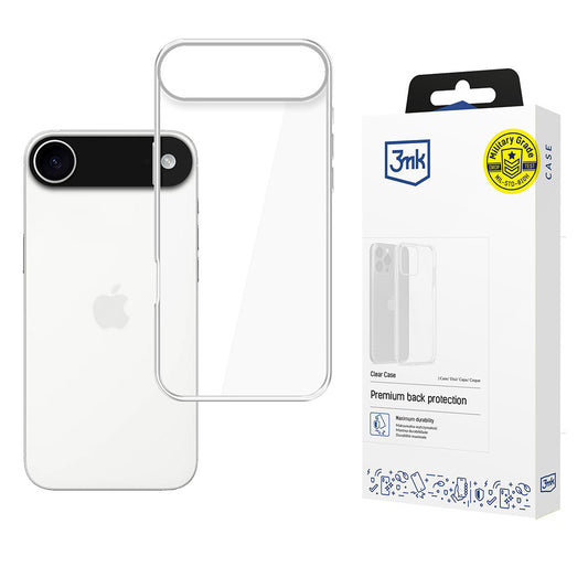 Custodia per Apple iPhone 17 Air, 3MK, Trasparente, Trasparente