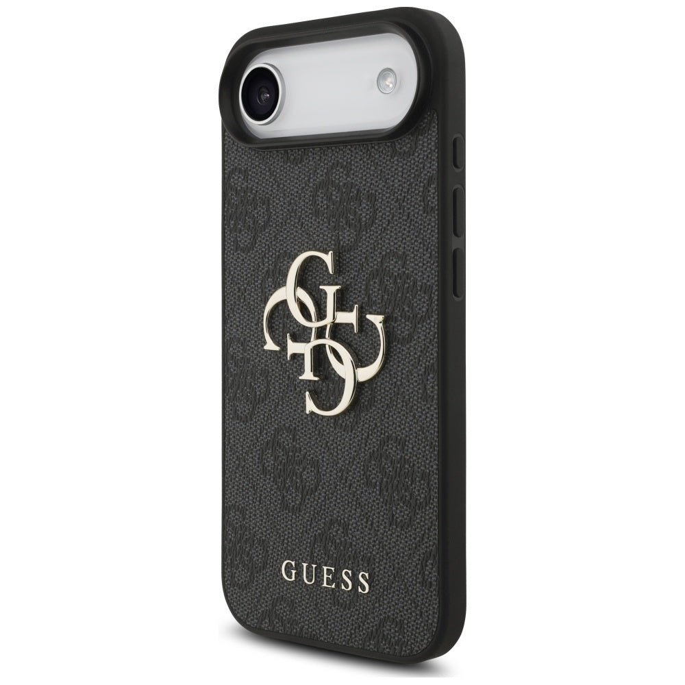 Custodia per Apple iPhone 17 Air, Guess, 4G Classic Logo con Cinturino, Nera