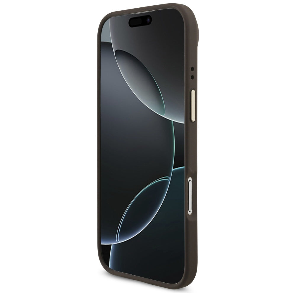 Custodia per Apple iPhone 17 Air, Guess, Big 4G Logo Classic, Marrone Dorato