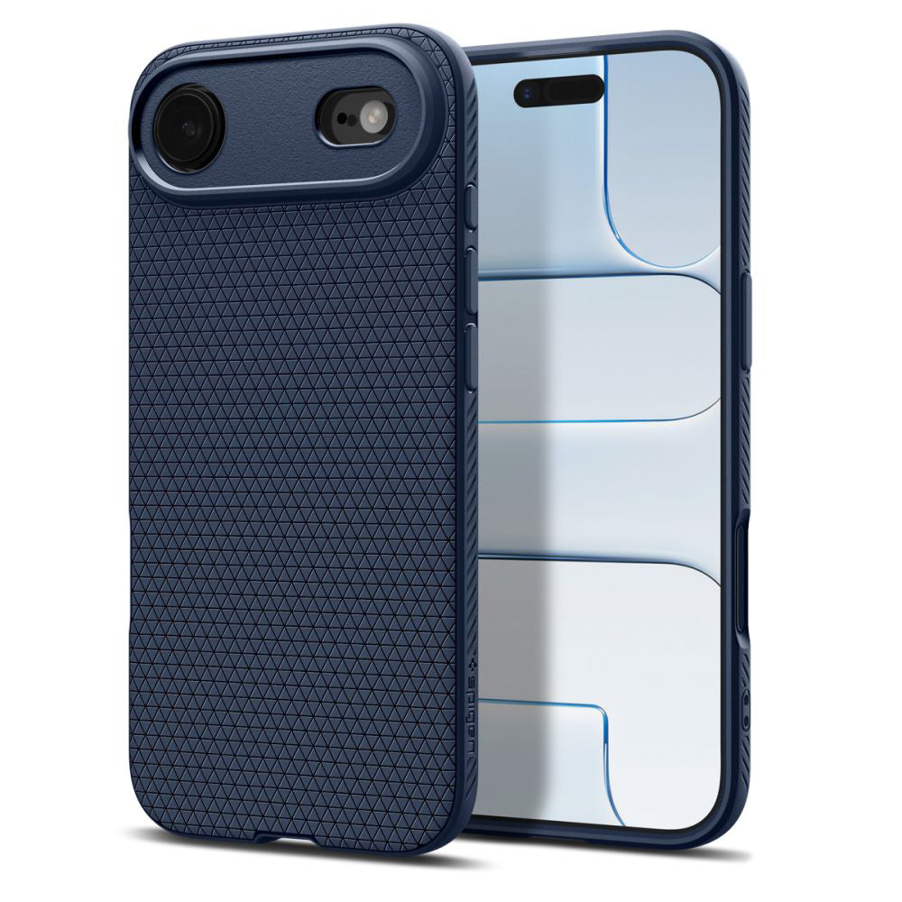 Custodia per Apple iPhone 17 Air, Spigen, Liquid Air, Blu Navy ACS10303
