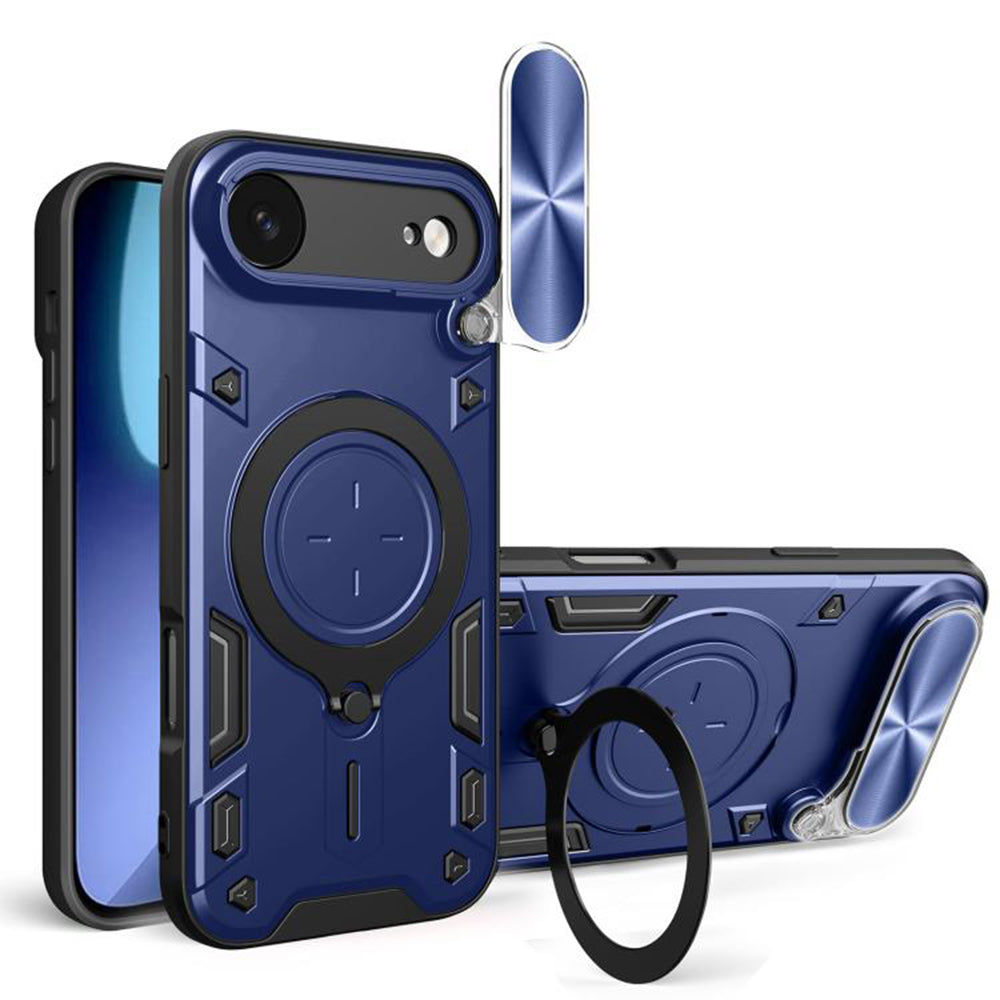 Custodia per Apple iPhone 17 Air, Techsuit, CamGuard Pro, Blu