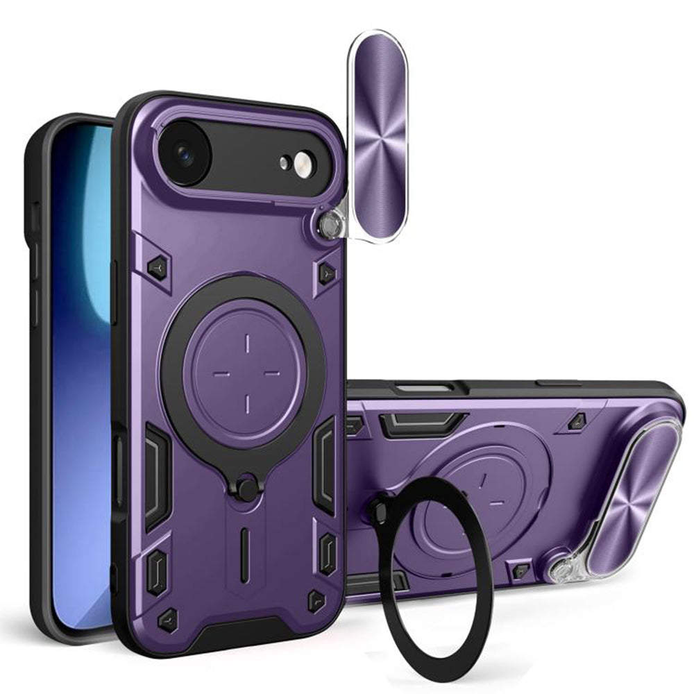 Custodia per Apple iPhone 17 Air, Techsuit, CamGuard Pro, Viola