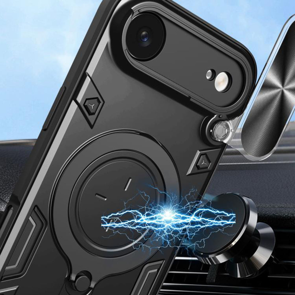 Custodia per Apple iPhone 17 Air, Techsuit, CamGuard Pro, Nera