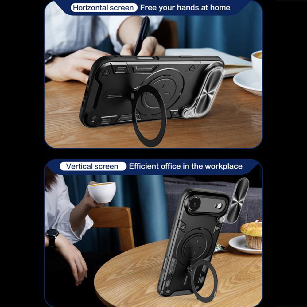 Custodia per Apple iPhone 17 Air, Techsuit, CamGuard Pro, Nera