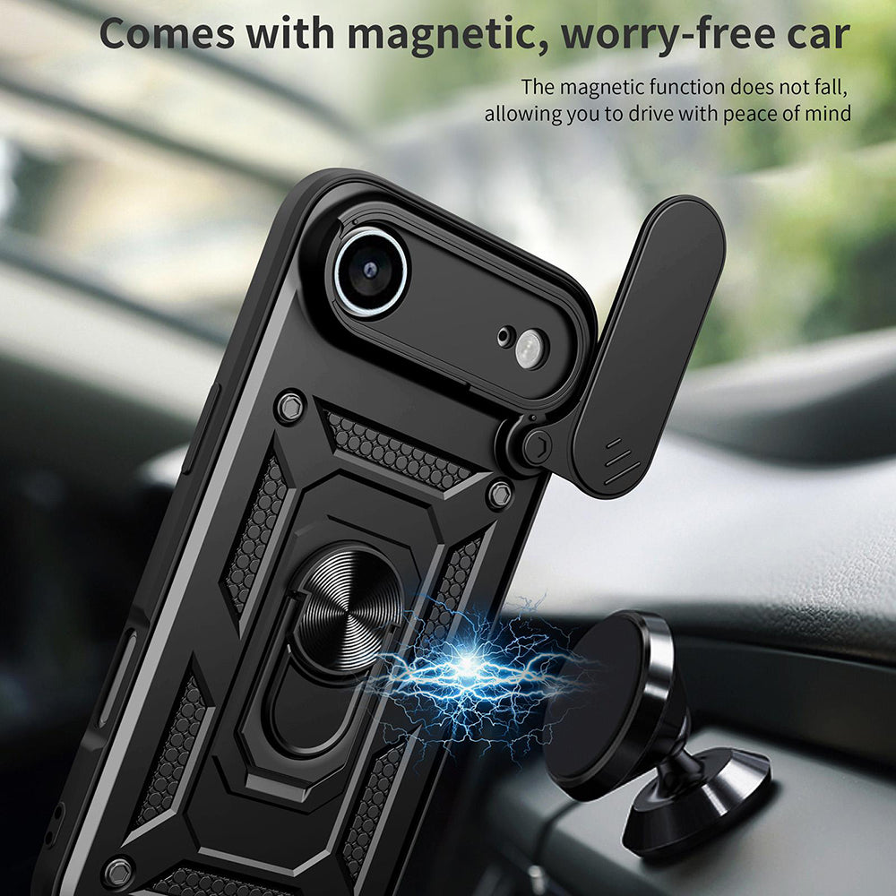 Custodia per Apple iPhone 17 Air, Techsuit, CamShield, Nera