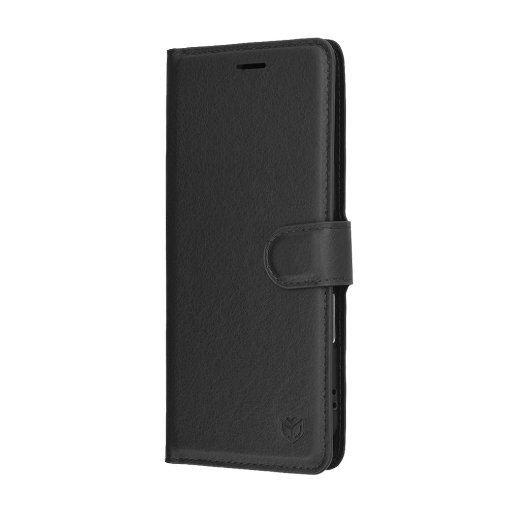 Custodia per Apple iPhone 17 Air, Techsuit, Leather Folio, Nera