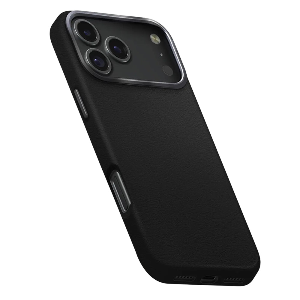 Custodia per Apple iPhone 17 Air, UNIQ, Lyden Leatherette, Nera