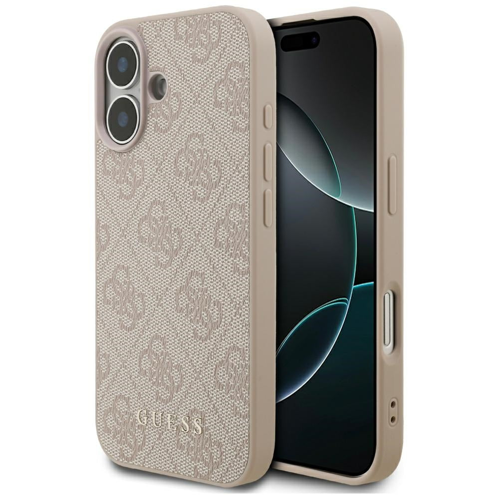 Custodia per Apple iPhone 17, Guess, 4G Classic, Rosa