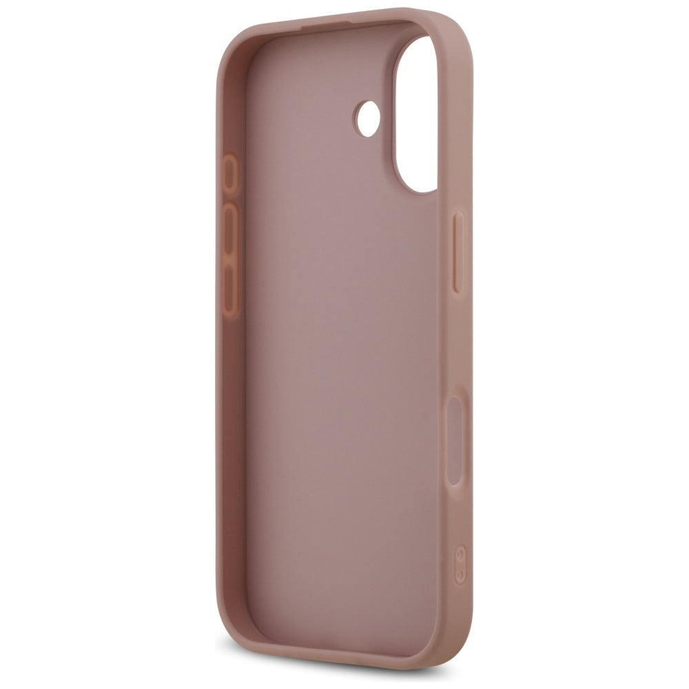 Custodia per Apple iPhone 17, Guess, Fixed Glitter Big 4G, Rosa