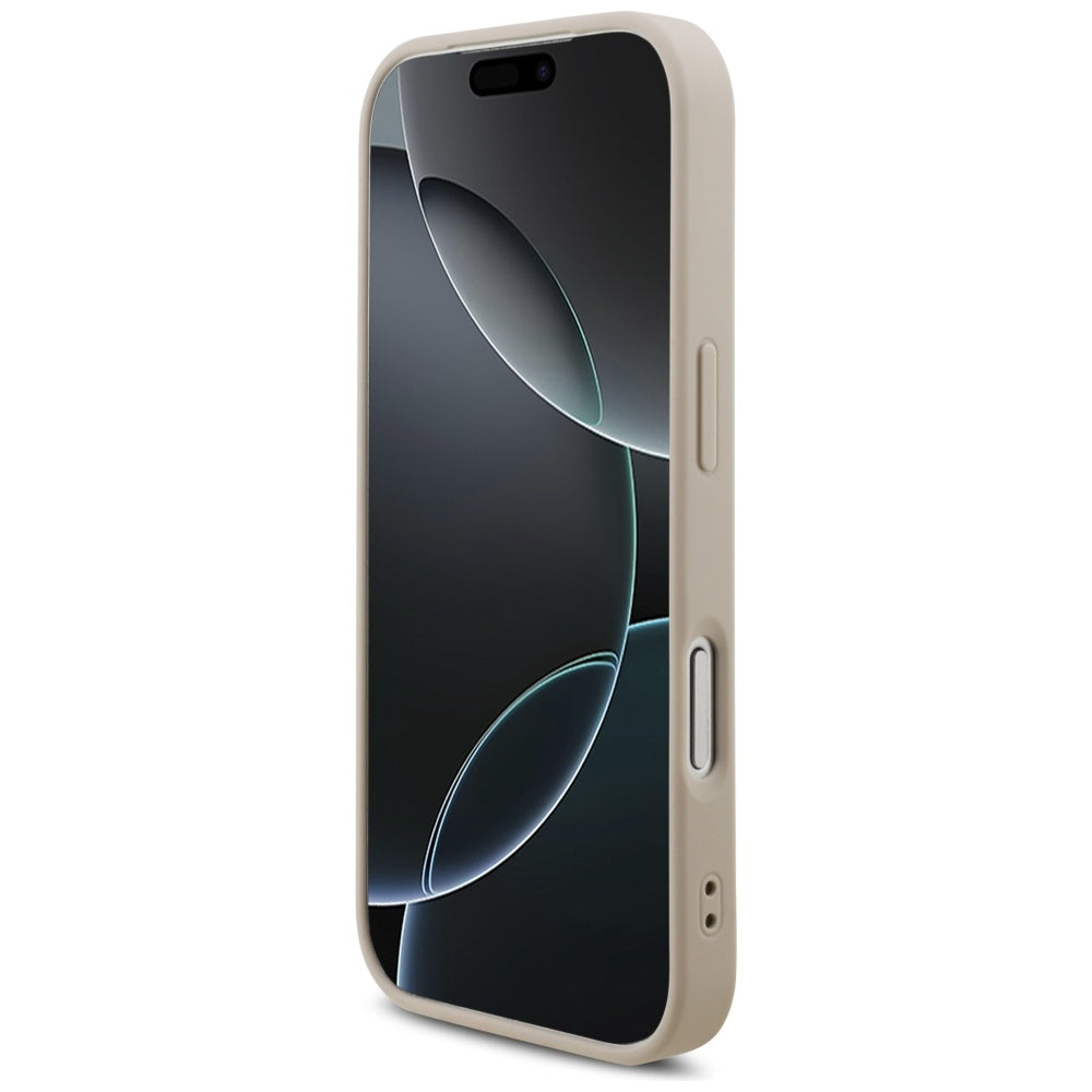 Custodia per Apple iPhone 17 Pro, Guess, 4G Classic Logo con Cinturino, Rosa