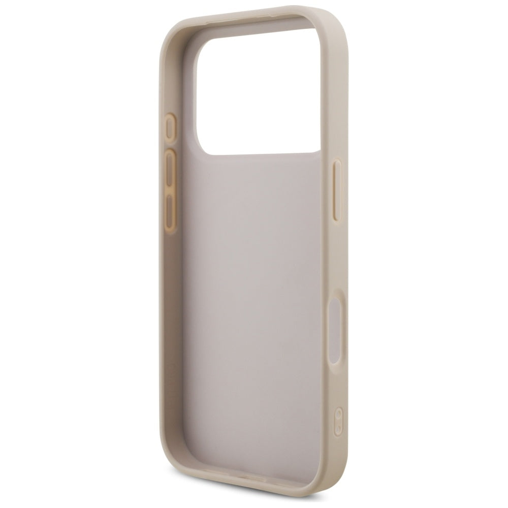 Custodia per Apple iPhone 17 Pro, Guess, 4G Classic Logo con Cinturino, Rosa