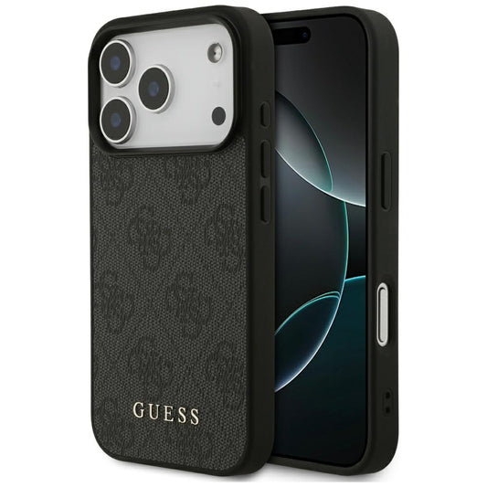 Custodia per Apple iPhone 17 Pro, Guess, 4G Classic, Nera