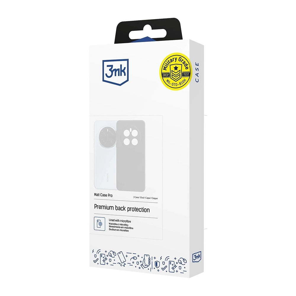 Custodia per Apple iPhone 17 Pro Max, 3MK, Pro, Nera Opaca
