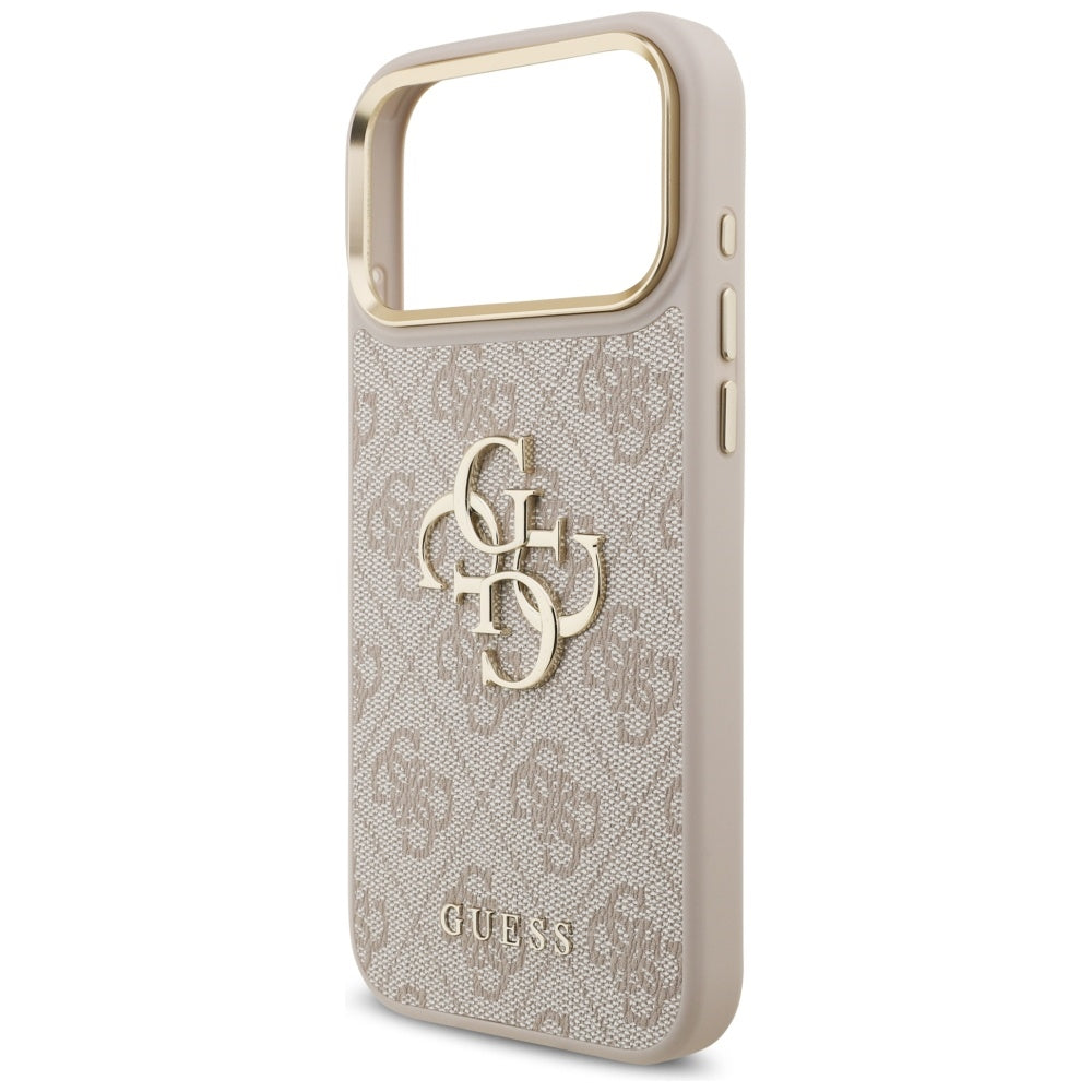 Case for Apple iPhone 17 Pro Max, Guess, Big 4G Classic Logo with Big Strap, Pink