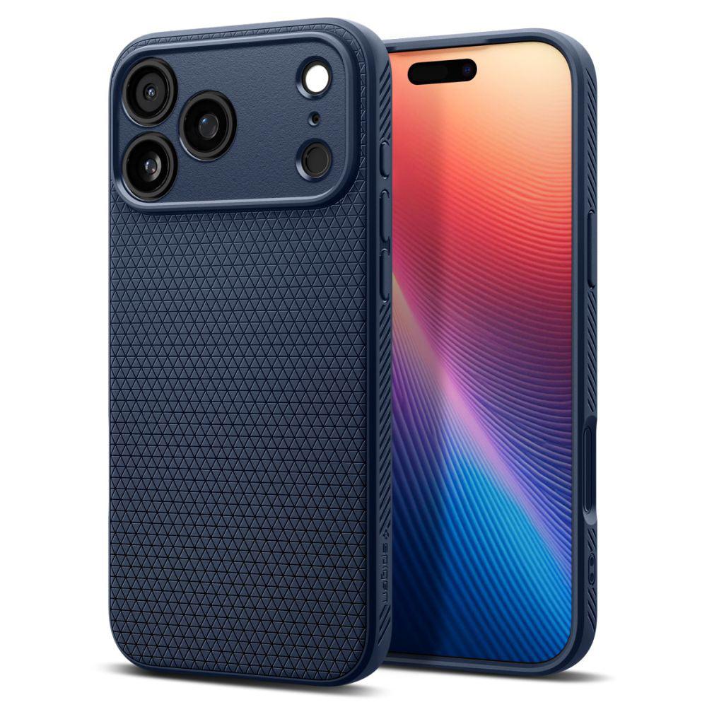 Custodia per Apple iPhone 17 Pro Max, Spigen, Liquid Air, Blu Navy ACS10266