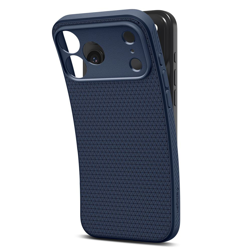 Custodia per Apple iPhone 17 Pro Max, Spigen, Liquid Air, Blu Navy ACS10266