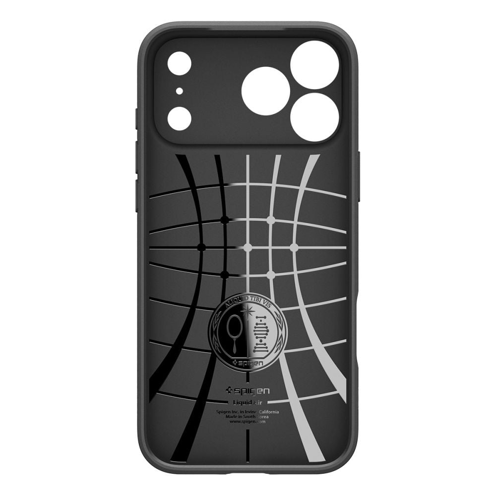 Custodia per Apple iPhone 17 Pro Max, Spigen, Liquid Air, Nero Opaco ACS10265