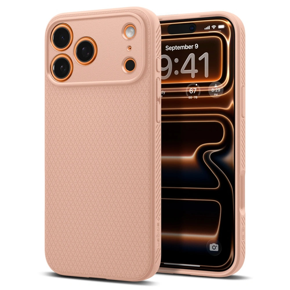Custodia per Apple iPhone 17 Pro Max, Spigen, Liquid Air, Rosa ACS10269