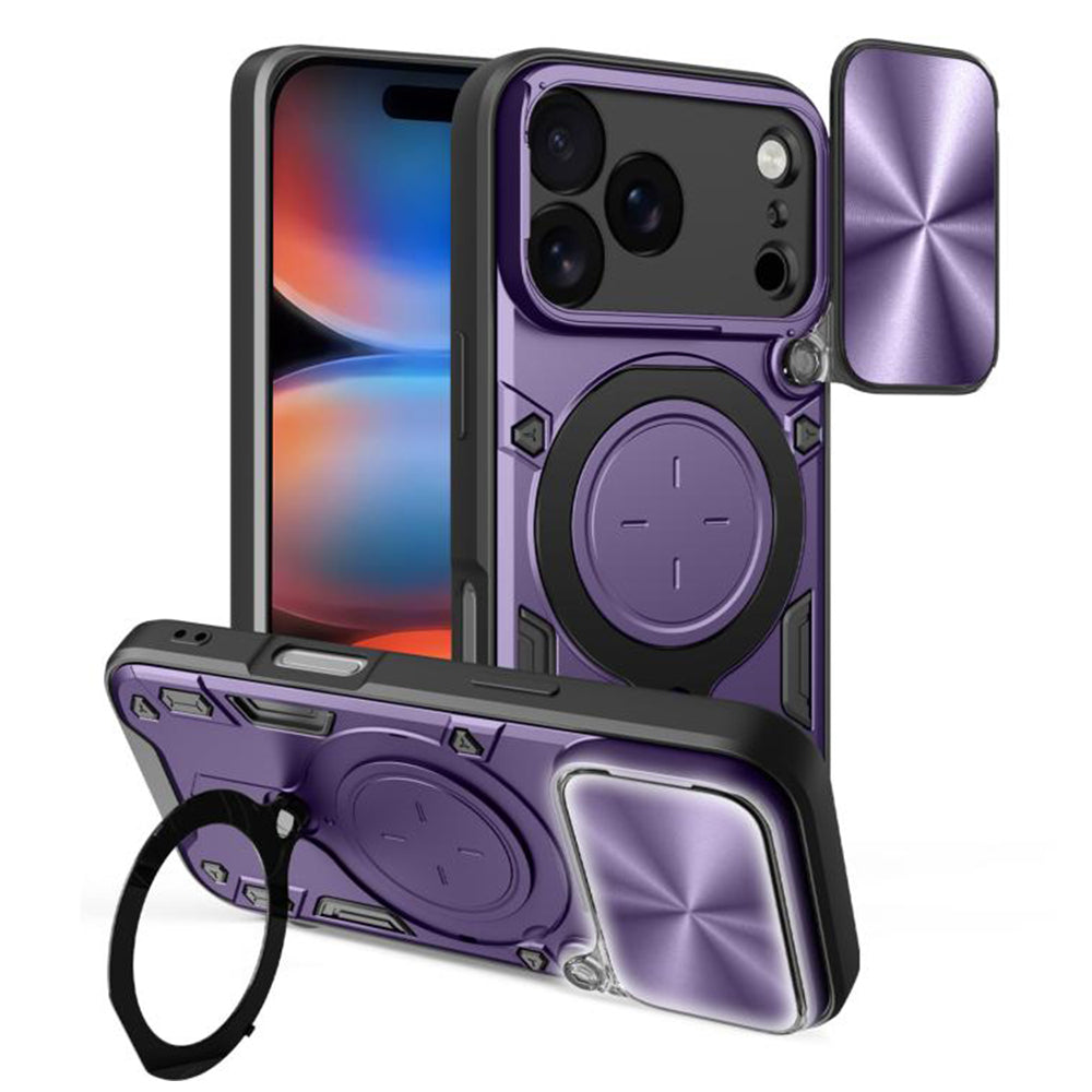 Custodia per Apple iPhone 17 Pro Max, Techsuit, CamGuard Pro, Viola