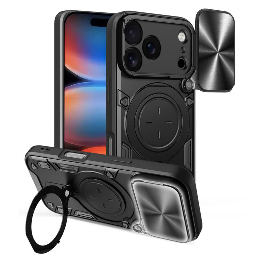 Custodia per Apple iPhone 17 Pro Max, Techsuit, CamGuard Pro, Nera