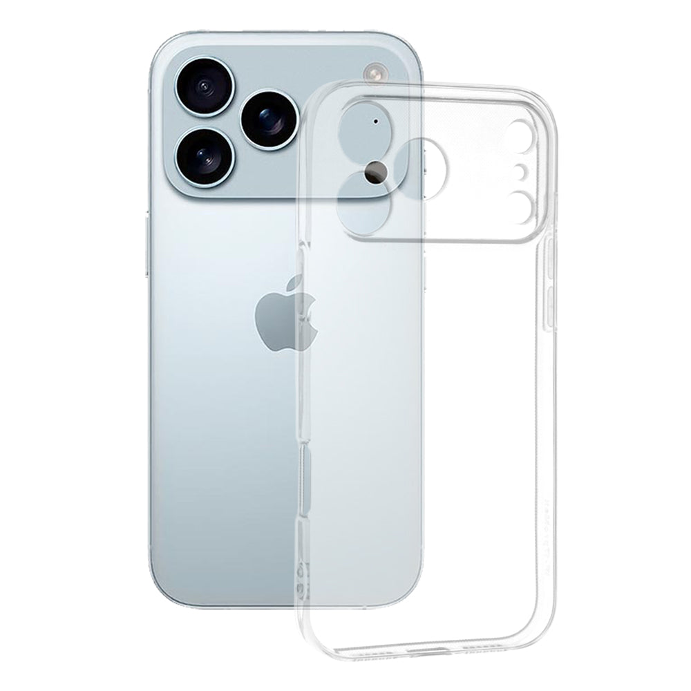 Custodia per Apple iPhone 17 Pro Max, Techsuit, Clear, Trasparente
