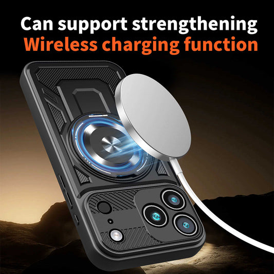 Case for Apple iPhone 17 Pro Max, Techsuit, RuggedCam, Blue