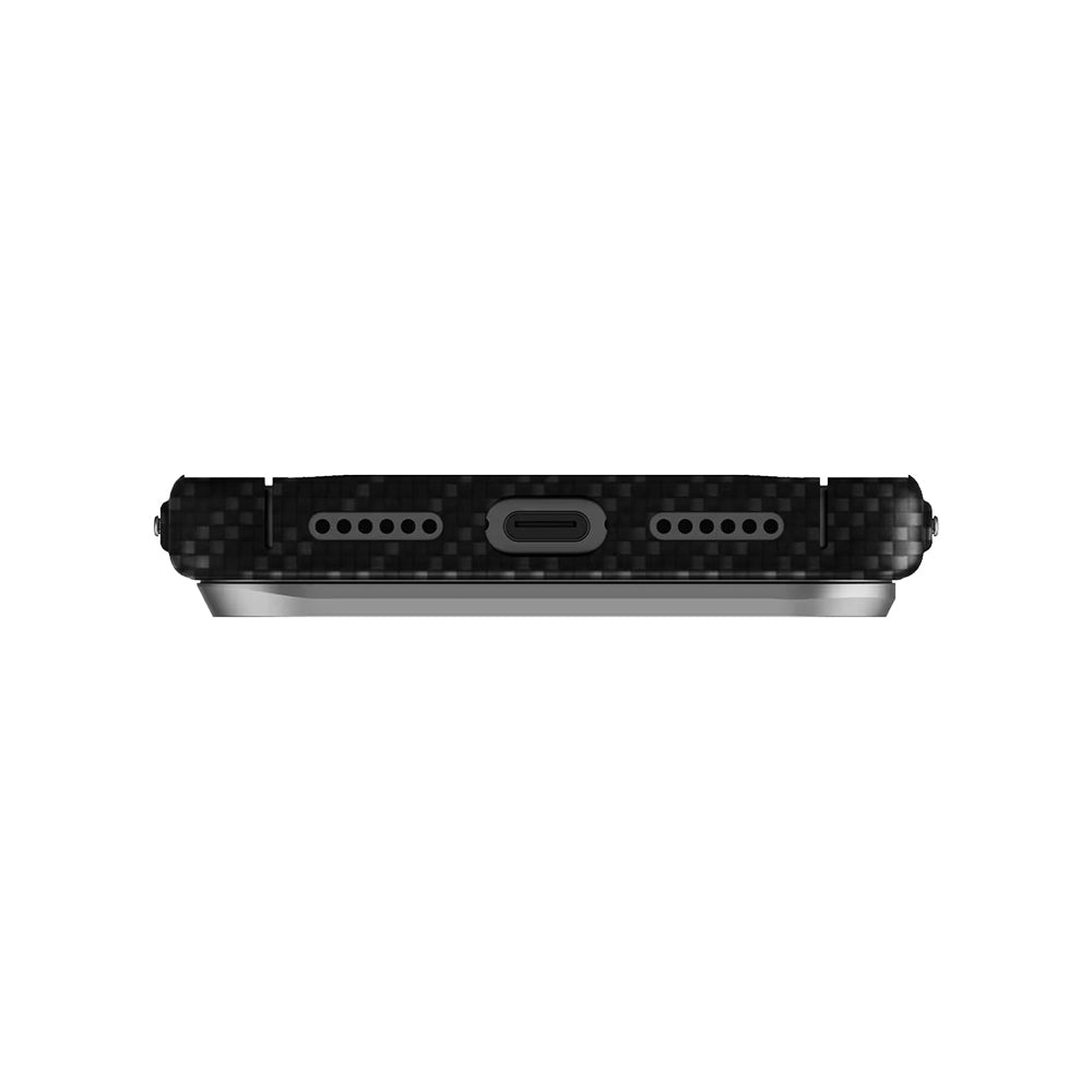 Custodia MagSafe per Apple iPhone 17 Pro Max, UNIQ, Keva MagClick, Grigio Scuro