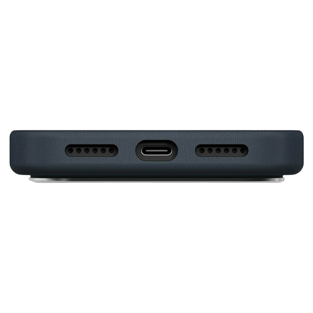 Custodia per Apple iPhone 17 Pro, UNIQ, Lyden Leatherette, Blu