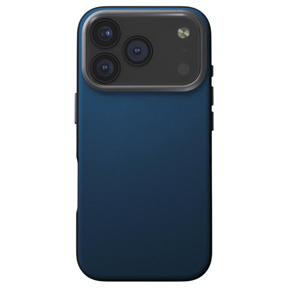 Custodia per Apple iPhone 17 Pro, UNIQ, Lyden Leatherette, Blu Nero