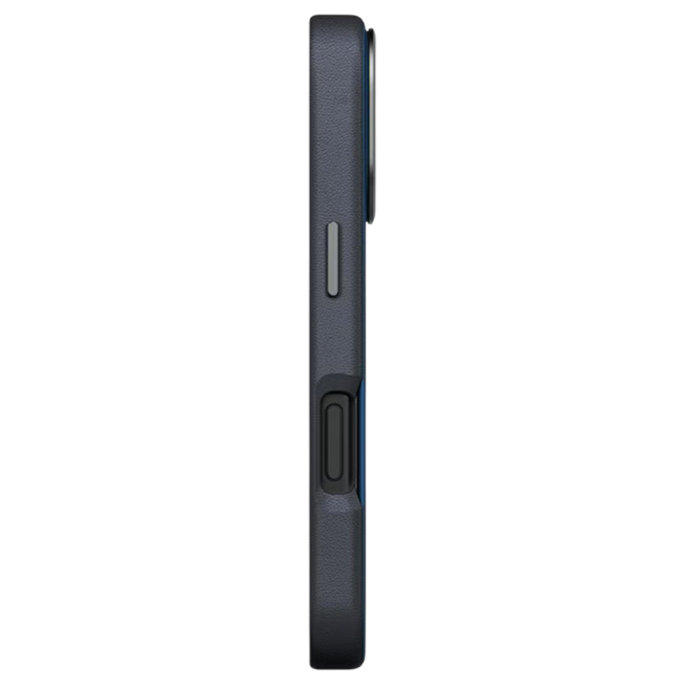 Custodia per Apple iPhone 17 Pro, UNIQ, Lyden Leatherette, Blu Nero