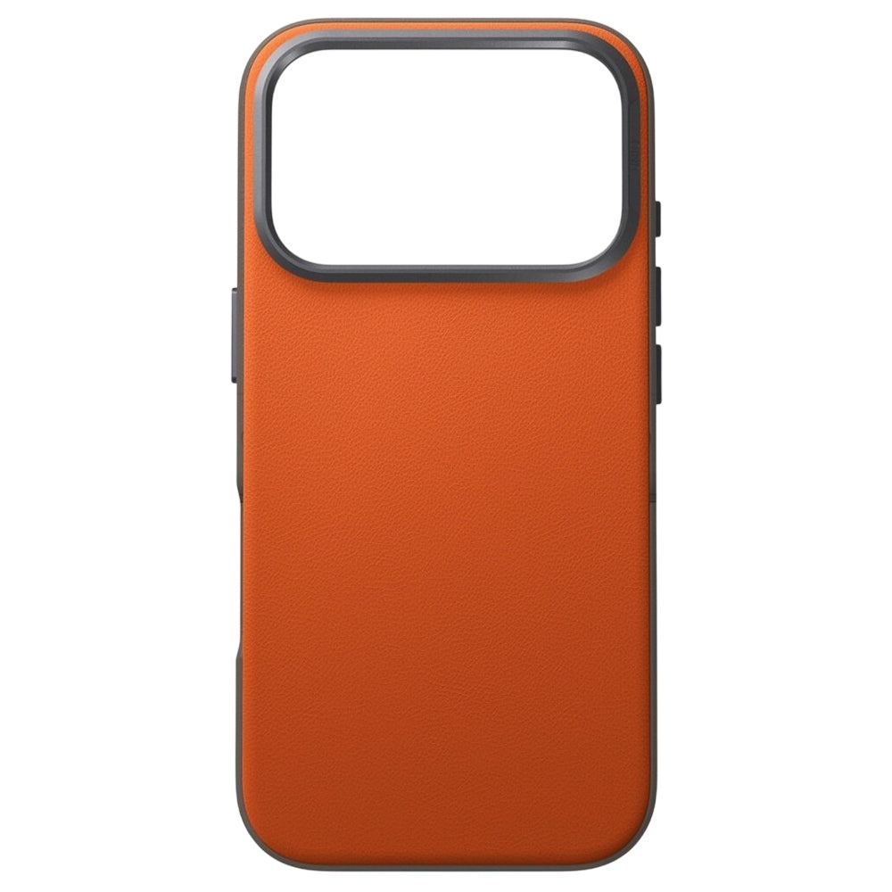 Custodia per Apple iPhone 17 Pro, UNIQ, Lyden Leatherette, Beige Arancione