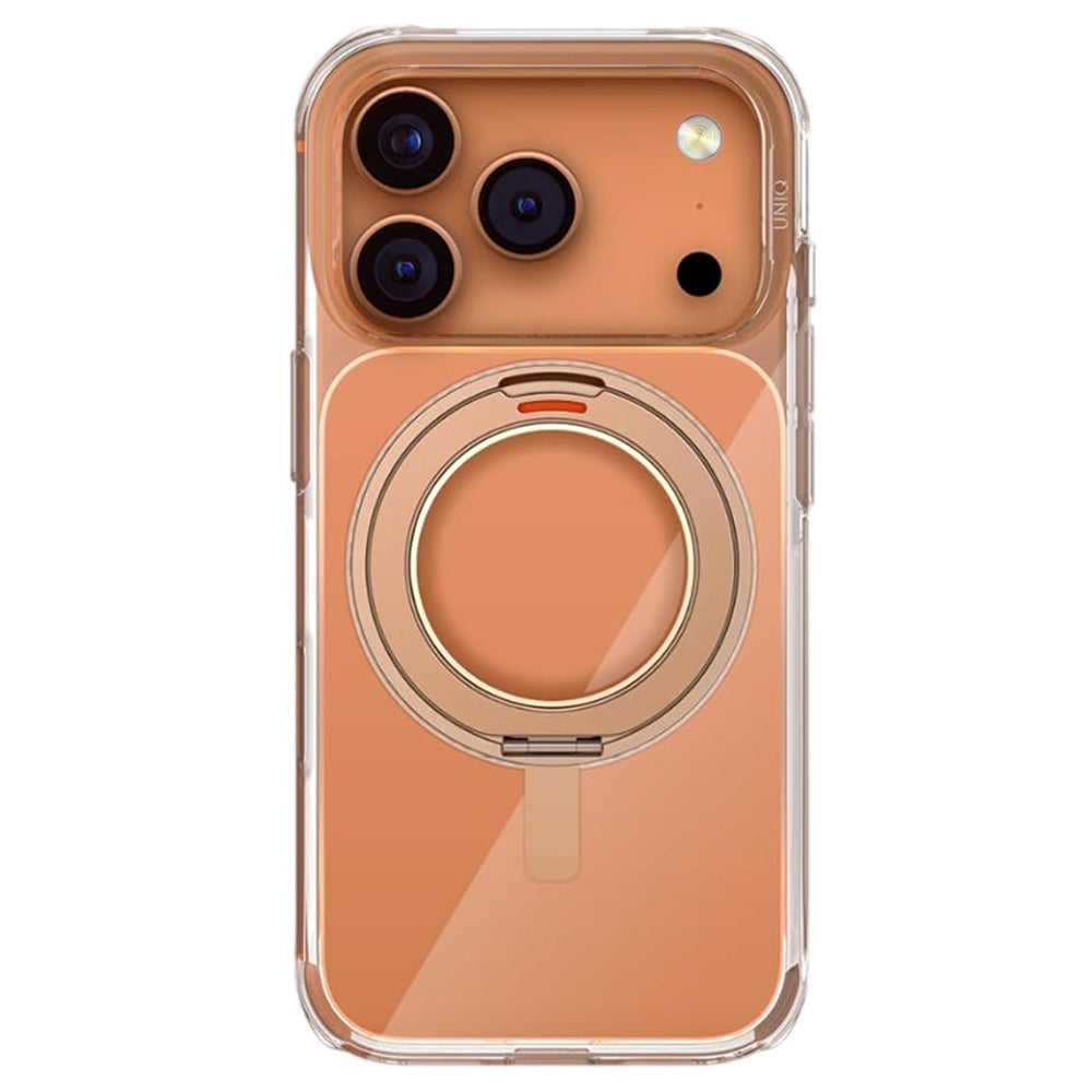 Custodia per Apple iPhone 17 Pro, UNIQ, Swivix, Dorata