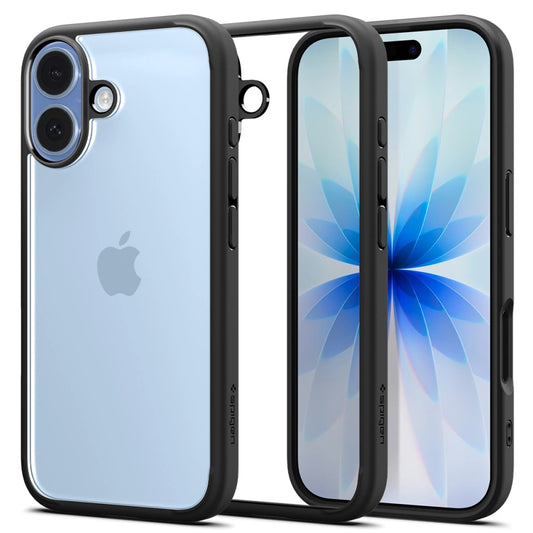 Custodia per Apple iPhone 17, Spigen, Ultra Hybrid, Nera Opaca