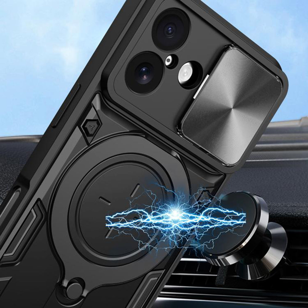 Custodia per Apple iPhone 17, Techsuit, CamGuard Pro, Rosa Dorato