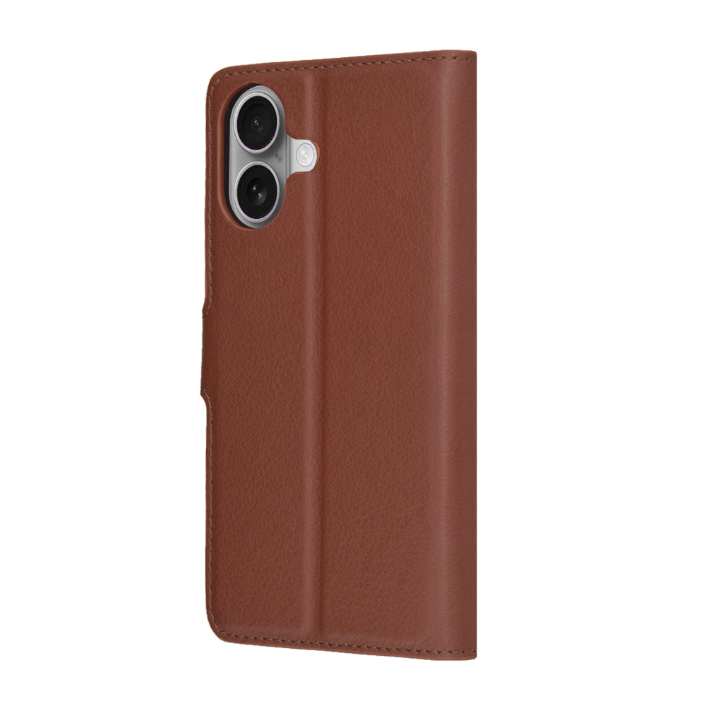 Custodia per Apple iPhone 17, Techsuit, Leather Folio, Marrone