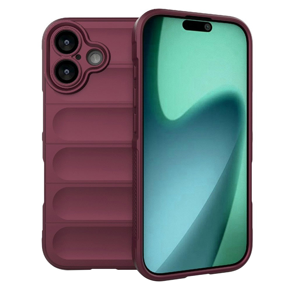 Custodia per Apple iPhone 17, Techsuit, Magic Shield, Bordeaux