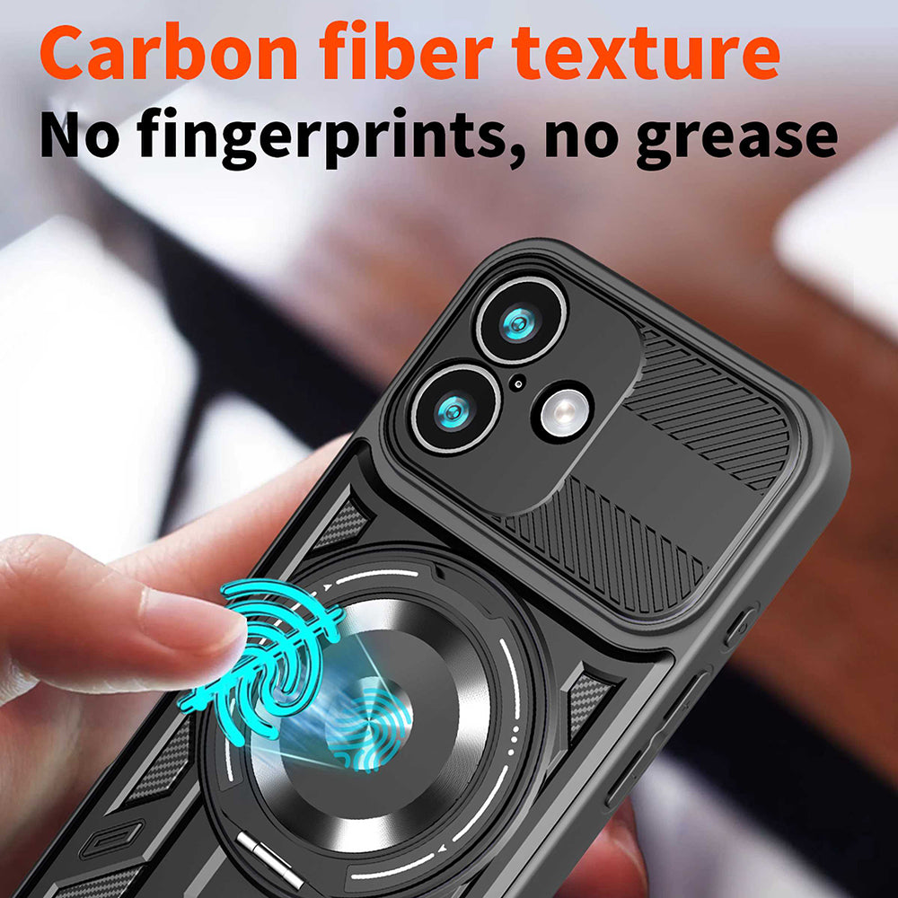 Custodia per Apple iPhone 17, Techsuit, RuggedCam, Nera