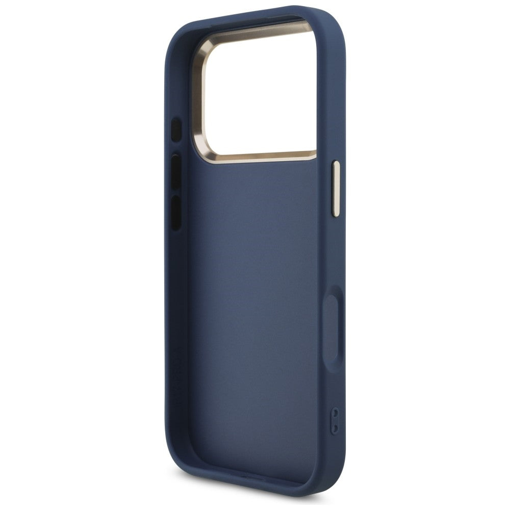 Custodia per Apple iPhone 18 Pro / 17 Pro, Guess, 4G Big Classic Logo, Blu