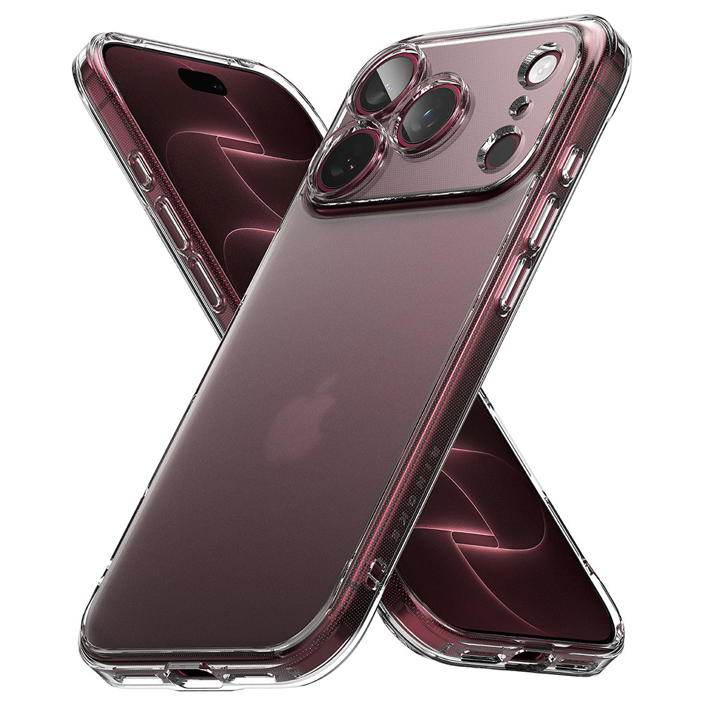 Custodia per Apple iPhone 18 Pro / 17 Pro, Ringke, Fusion, Trasparente Opaca