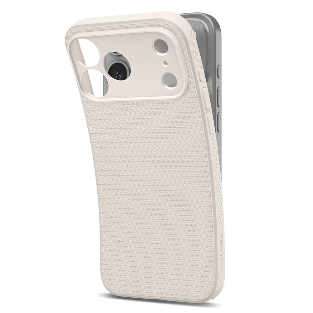 Custodia per Apple iPhone 18 Pro / 17 Pro, Spigen, Liquid Air, Beige ACS12152