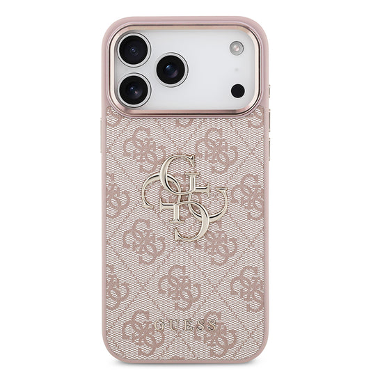 Custodia per Apple iPhone 18 Pro Max / 17 Pro Max, Guess, 4G Big Classic Logo, Rosa