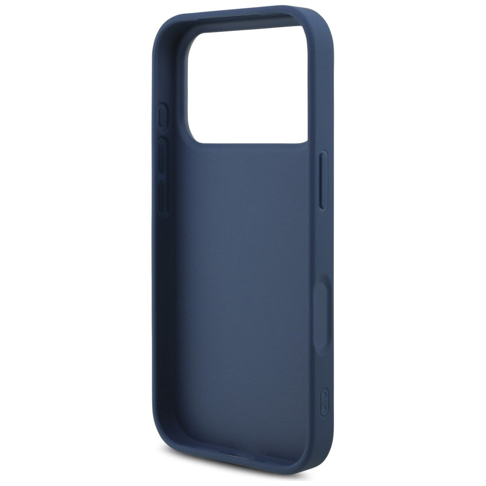Custodia per Apple iPhone 18 Pro Max / 17 Pro Max, Guess, 4G Big Logo, Blu