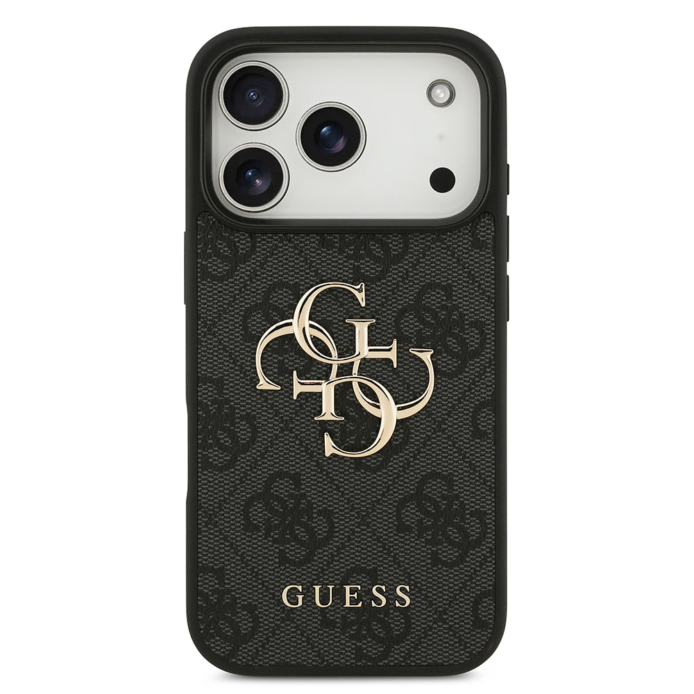 Custodia per Apple iPhone 18 Pro Max / 17 Pro Max, Guess, 4G Big Logo, Nera