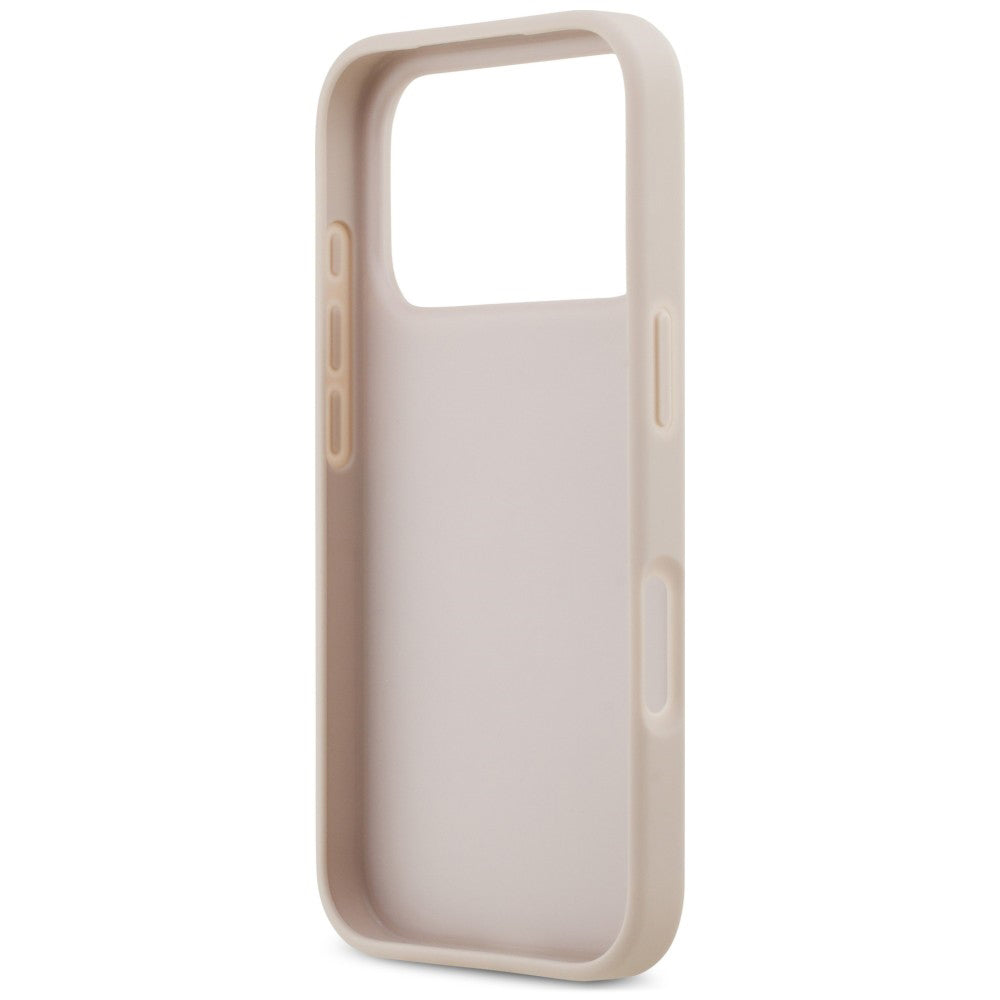 Custodia per Apple iPhone 18 Pro Max / 17 Pro Max, Guess, 4G Double Card Triangle, rosa