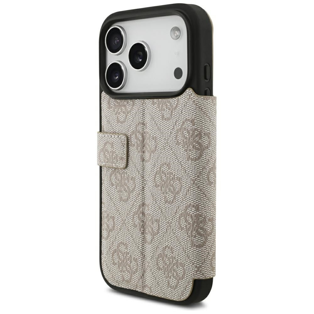 Custodia per Apple iPhone 18 Pro Max / 17 Pro Max, Guess, Logo Metallico 4G, Rosa