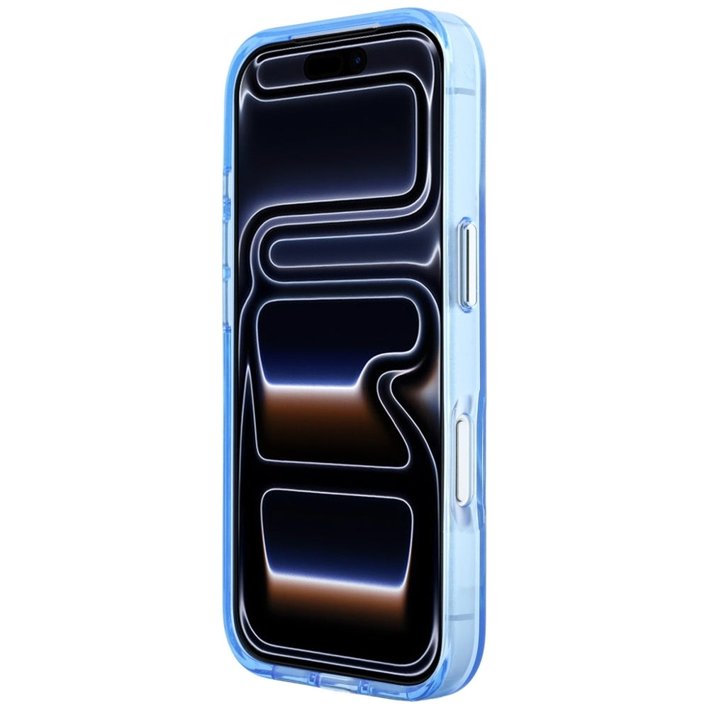 Custodia per Apple iPhone 18 Pro Max / 17 Pro Max, Karl Lagerfeld, IML Big Signature Resin Logo Cornice in Metallo, Blu