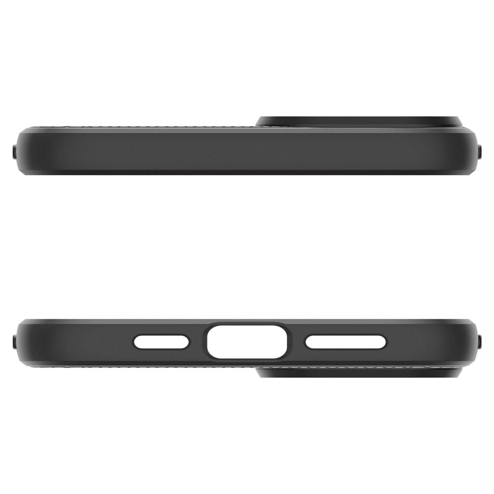 Custodia per Apple iPhone 15, Spigen, Liquid Air Matte, Nero ACS06790