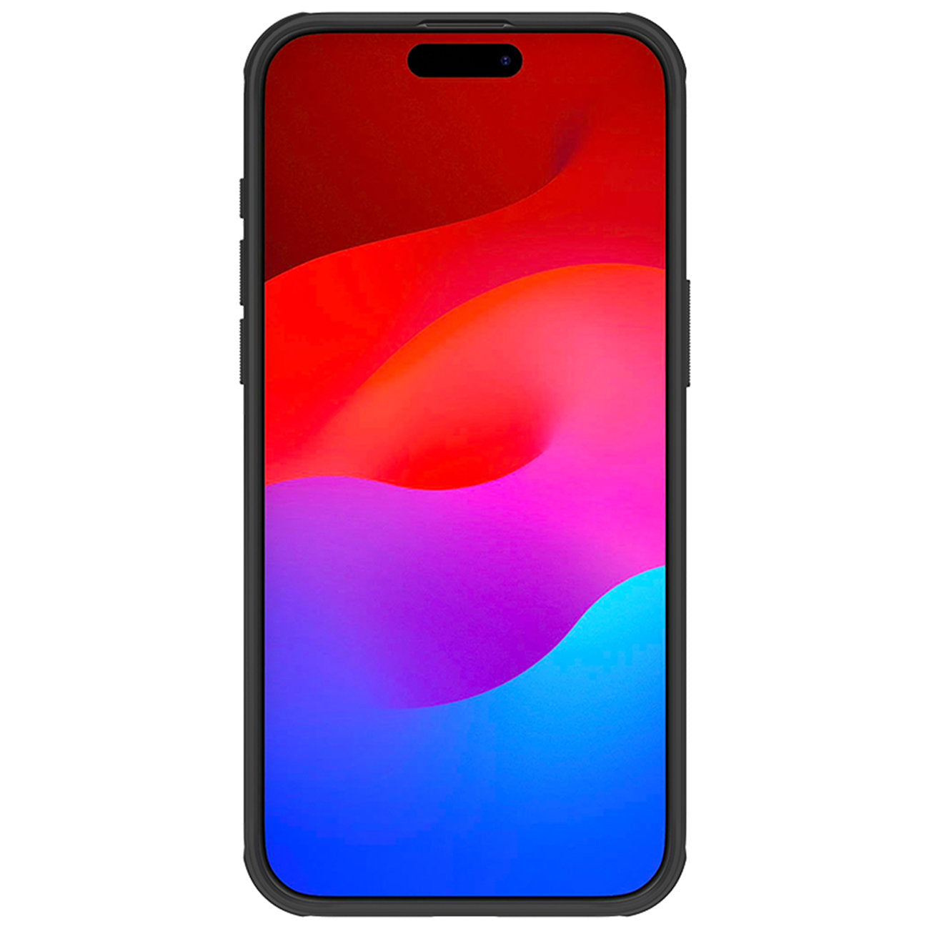 Custodia per Apple iPhone 16, Nillkin, Super Frosted Shield Pro, Nero